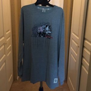 *ecko unltd long sleeve grey tee shirt